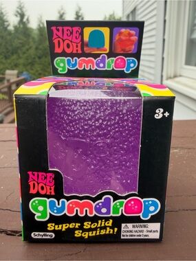 NeeDoh Gumdrop Super Solid Squish! Purple